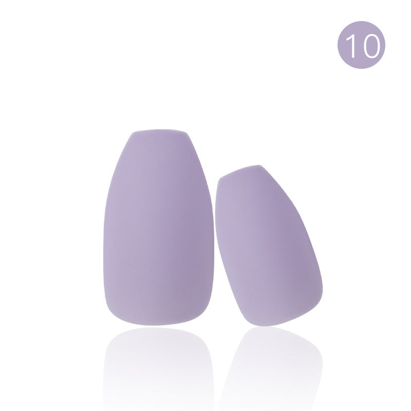 Wholesale Matte Full Sticker Solid Color Plastic Nail Stickers